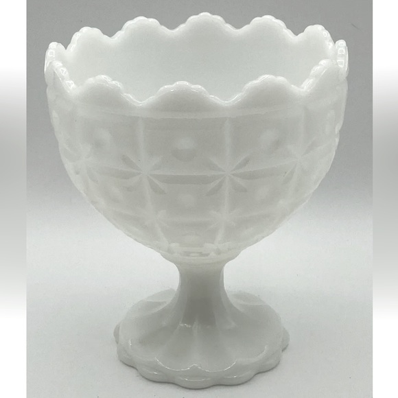 Vintage Napco 1185 Milk Glass Candy Dish - Picture 1 of 5